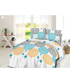 Pościel flanela bawełniana Flanellini 76-2 200x220 + 2x70x80 
