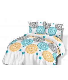 Pościel flanela bawełniana Flanellini 76-2 200x220 + 2x70x80 