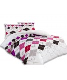Pościel flanela bawełniana Flanellini 43-2 160x200 + 2x70x80 