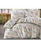 Pościel bawełniana 200x220 + 2x70x80 Valencia Beige Exclusive