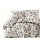 Pościel bawełniana 200x220 + 2x70x80 Valencia Beige Exclusive