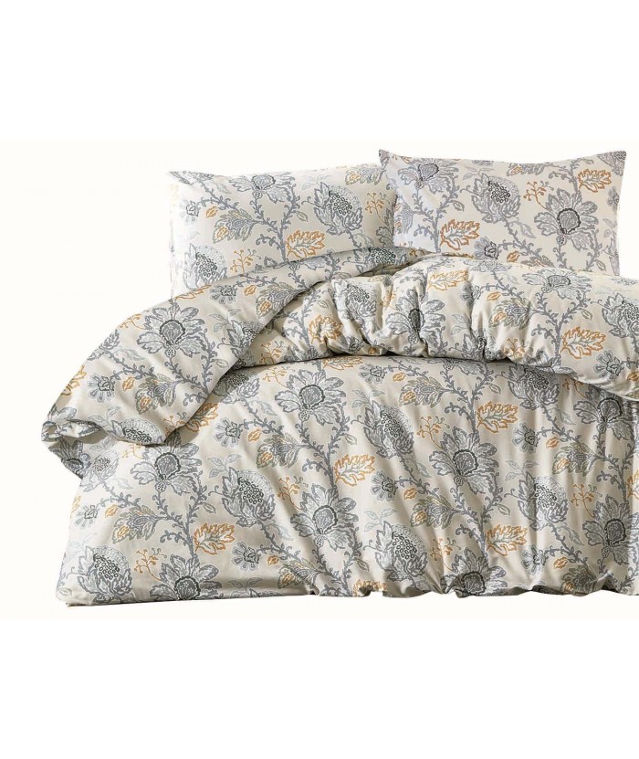 Pościel bawełniana 200x220 + 2x70x80 Valencia Beige Exclusive