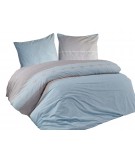 Pościel bawełniana 200x220 + 2x70x80 Hera Blue Exclusive