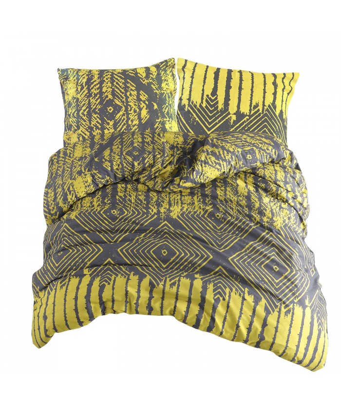 Pościel bawełniana 160x200 + 2x70x80 Modenna Yellow Exclusive Darymex Pościel bawełniana 160x200 + 2x70x80 Modenna Yellow Exclusive