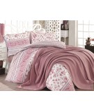 Pościel bawełniana 160x200 + 2x70x80 Lucida Pink Exclusive 
