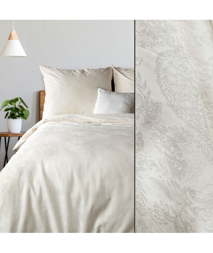 Pościel bawełniana adamaszek 200x220 + 2x70x80 Damask 6 Eurofirany Pościel bawełna adamaszek Damask 6 200x220 + 2x 70x80