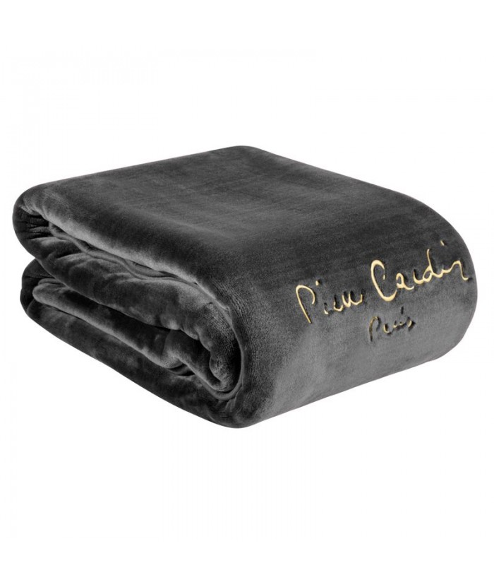 Koc pluszowy Pierre Cardin Clara 220x240 czarny