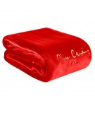 Koc pluszowy Pierre Cardin Clara 160x240 karmazynowy