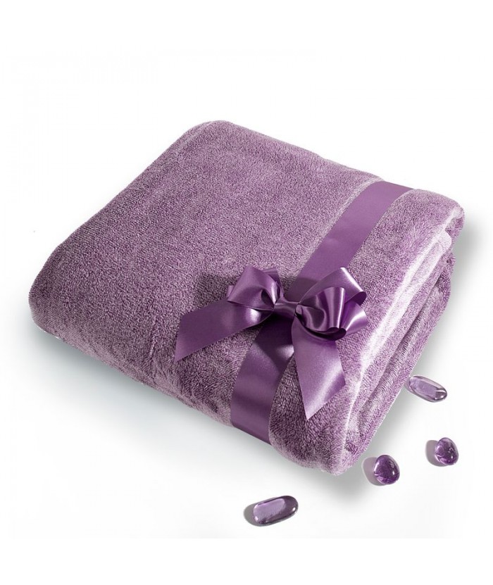 Koc pluszowy Laura 170x210 fioletowy