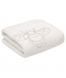 Koc pluszowy Stela 150x200 biały