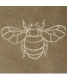 Koc pluszowy Stela 150x200 ciemnobeżowy