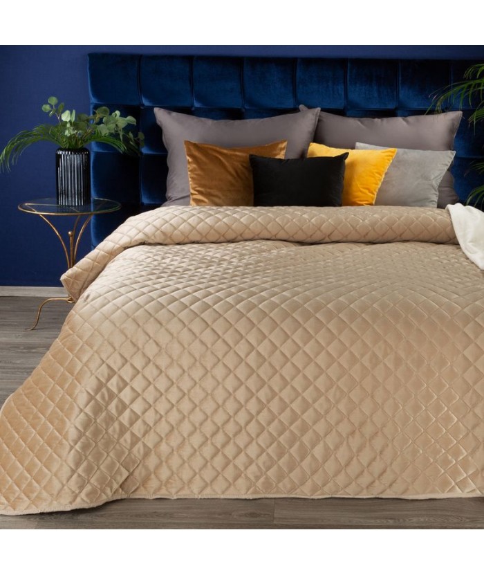 Narzuta velvet Ria 1 170x210 beżowa