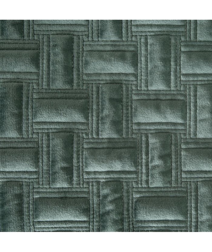 Narzuta velvet Ria 3 220x240 ciemnomiętowa Eurofirany Narzuta velvet Ria 3 220x240 ciemnomiętowa