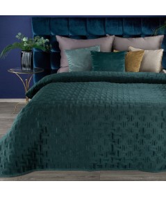 Narzuta velvet Ria 3 220x240 ciemnoturkusowa
