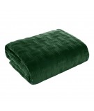 Narzuta velvet Ria 3 220x240 ciemnozielona