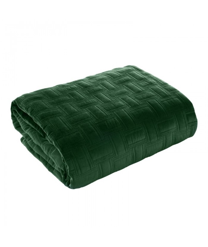 Narzuta velvet Ria 3 220x240 ciemnozielona