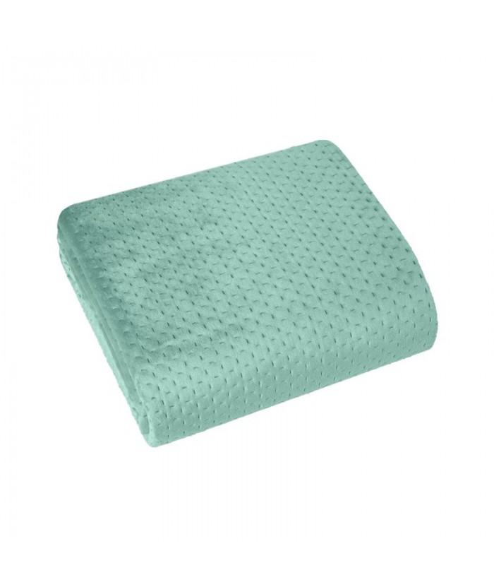 Narzuta velvet Monica 200x220 miętowa Eurofirany Narzuta velvet Monica 200x220 miętowa