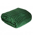 Narzuta velvet Alli 220x240 ciemnozielona