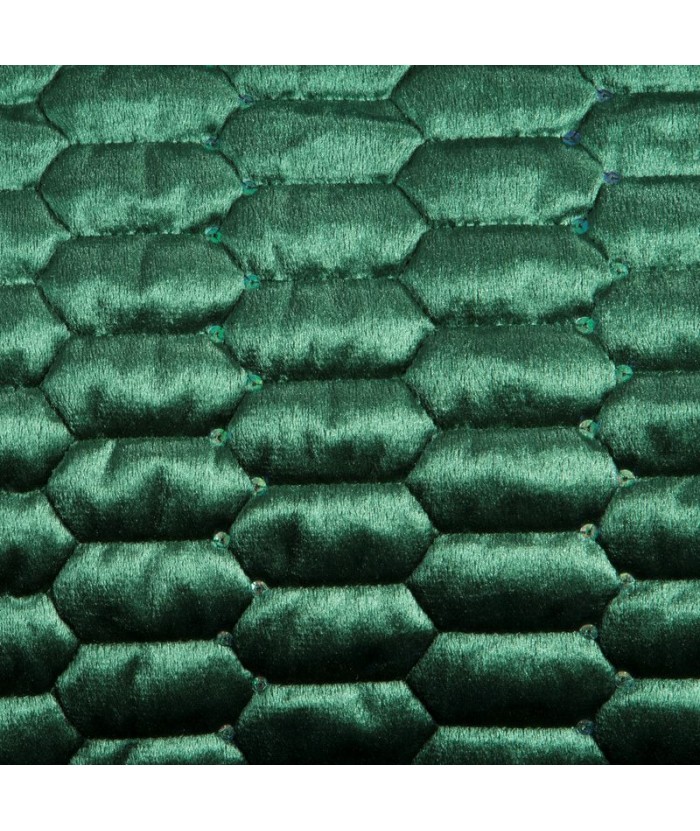 Narzuta velvet Alli 220x240 ciemnozielona