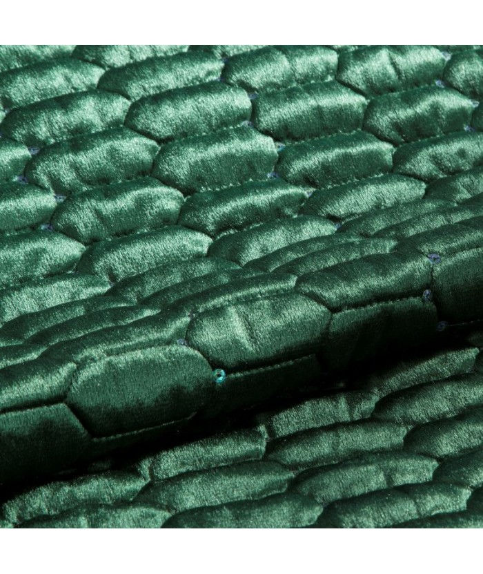 Narzuta velvet Alli 220x240 ciemnozielona