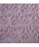 Narzuta velvet Valeria 220x240 ciemnoróżowa