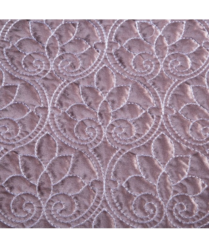 Narzuta velvet Valeria 220x240 ciemnoróżowa