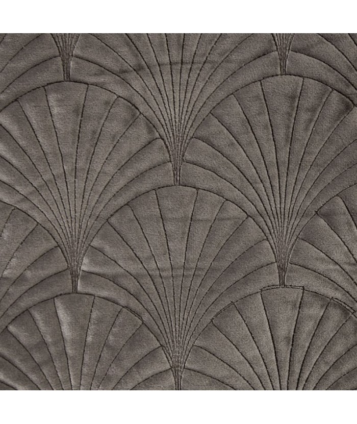 Narzuta velvet Ria 2 220x240 ciemnobeżowa Eurofirany Narzuta velvet Ria 2 220x240 ciemnobeżowa