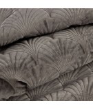 Narzuta velvet Ria 2 220x240 ciemnobeżowa