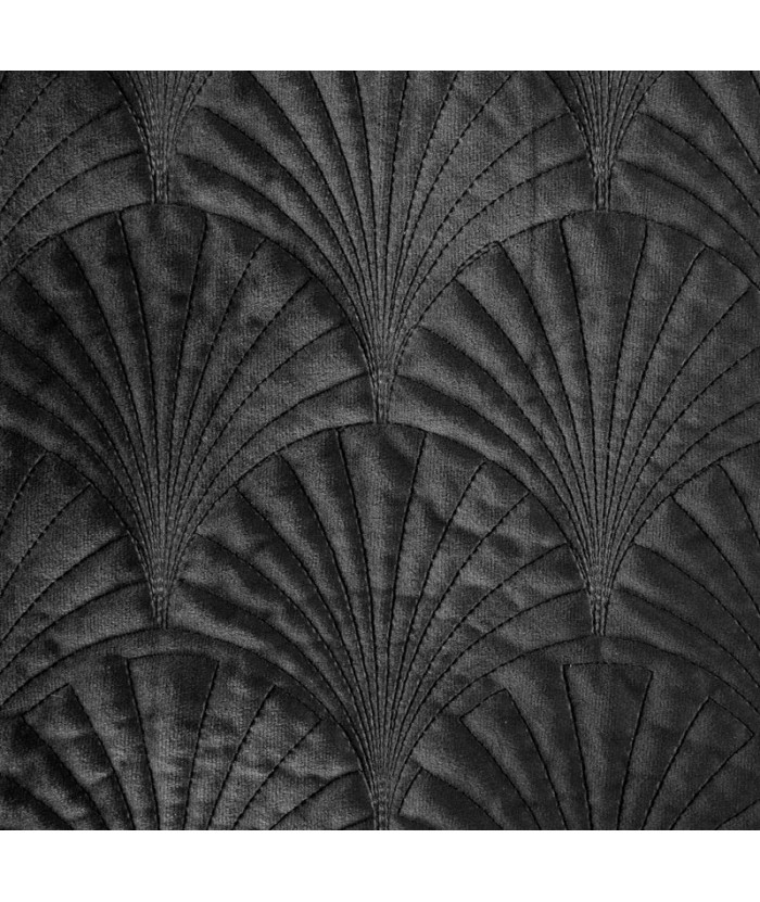 Narzuta velvet Ria 2 220x240 czarna