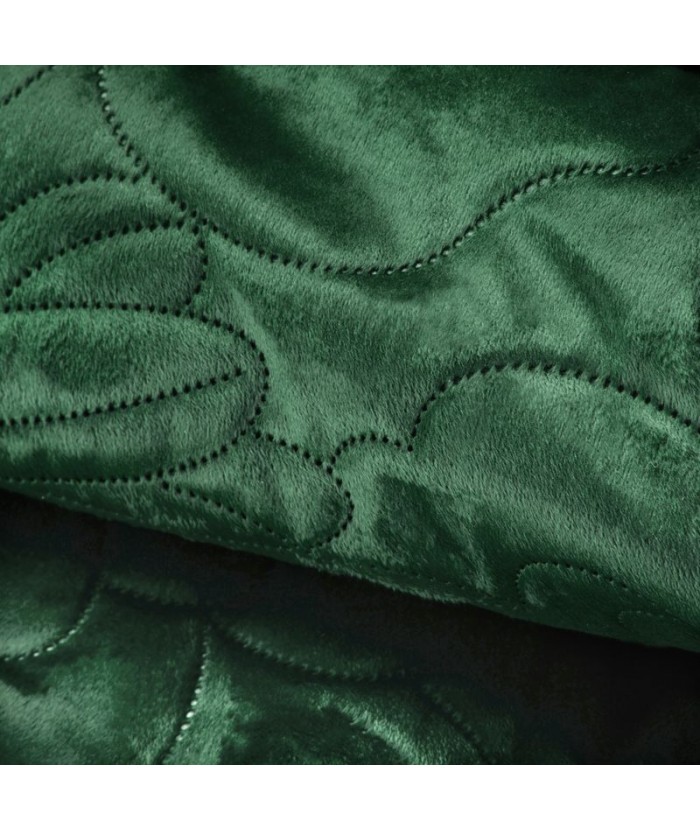 Narzuta velvet Ariel 4 200x220 ciemnozielona