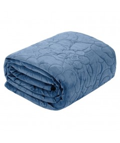 Narzuta welwetowa Ariel 4 230x260 niebieska