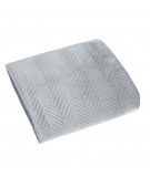 Narzuta velvet Sofia 170x210 srebrna