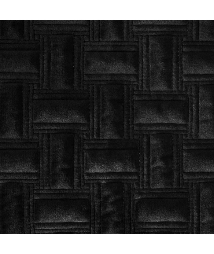 Narzuta velvet Ria 3 170x210 czarna