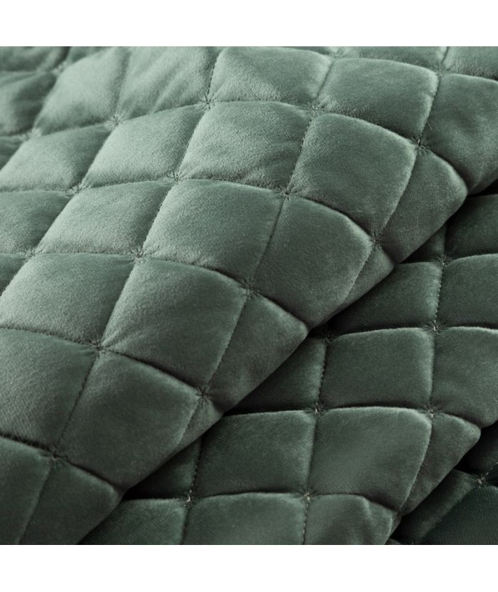Narzuta velvet Ria 1 170x210 ciemnomiętowa Eurofirany Narzuta velvet Ria 1 170x210 ciemnomiętowa
