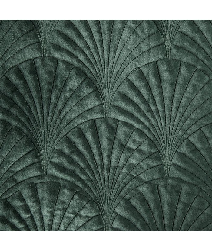 Narzuta velvet Ria 2 170x210 ciemnomiętowa