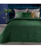 Narzuta velvet Ria 3 170x210 ciemnozielona