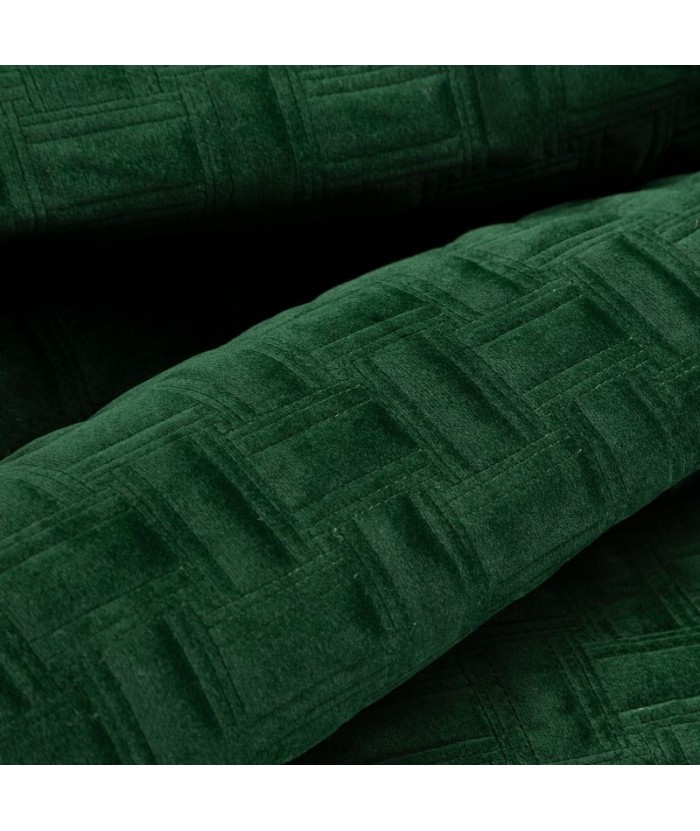 Narzuta velvet Ria 3 170x210 ciemnozielona
