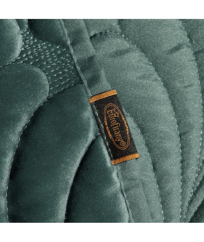 Narzuta velvet Ria 4 220x240 ciemnomiętowa Eurofirany Narzuta velvet Ria 4 220x240 ciemnomiętowa