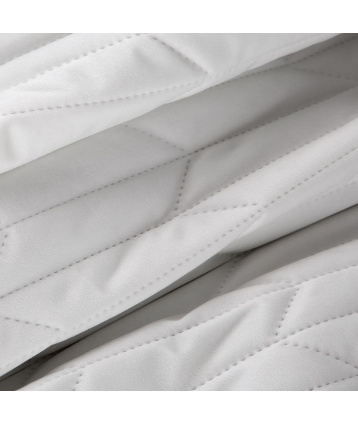 Narzuta velvet Sofia 1 230x260 biała Eurofirany Narzuta velvet Sofia 1 230x260 biała