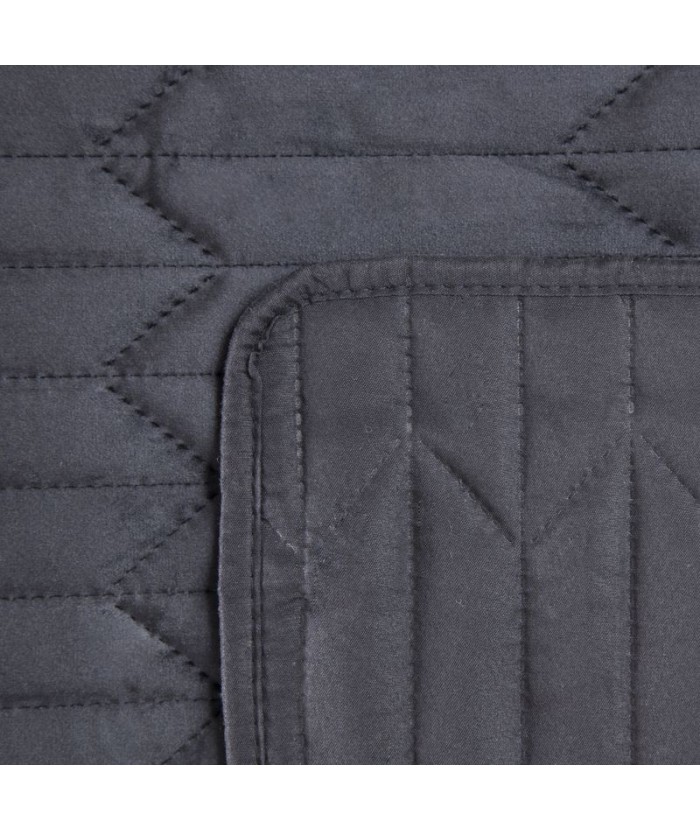 Narzuta velvet Sofia 1 230x260 czarna Eurofirany Narzuta velvet Sofia 1 230x260 czarna