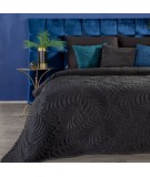Narzuta velvet Ria 4 170x210 czarna