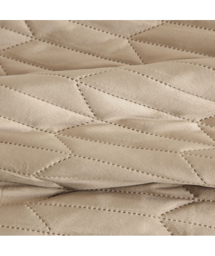 Narzuta velvet Sofia 1 170x210 beżowa Eurofirany Narzuta velvet Sofia 1 170x210 beżowa