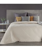 Narzuta velvet Sofia 2 170x210 kremowa