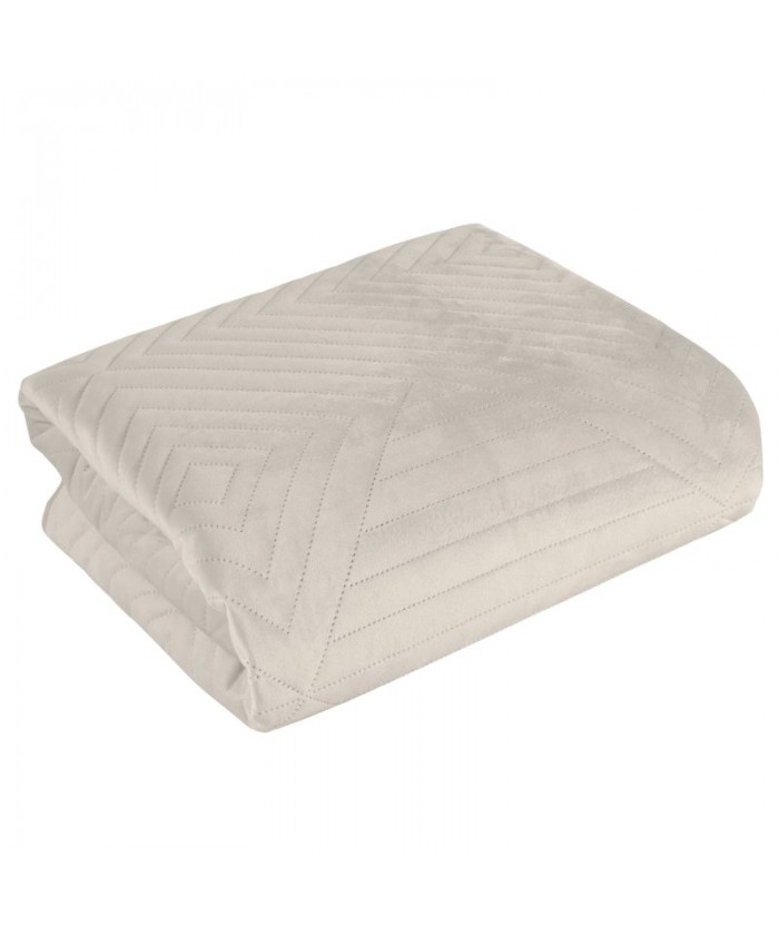 Narzuta velvet Sofia 2 220x240 kremowa Eurofirany Narzuta velvet Sofia 2 220x240 kremowa