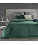 Narzuta velvet Sofia 2 170x210 ciemnozielona