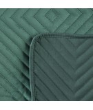 Narzuta velvet Sofia 2 170x210 ciemnozielona