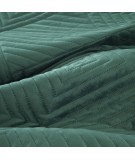 Narzuta velvet Sofia 2 170x210 ciemnozielona