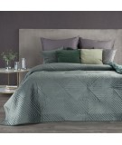 Narzuta velvet Sofia 2 170x210 ciemnomiętowa