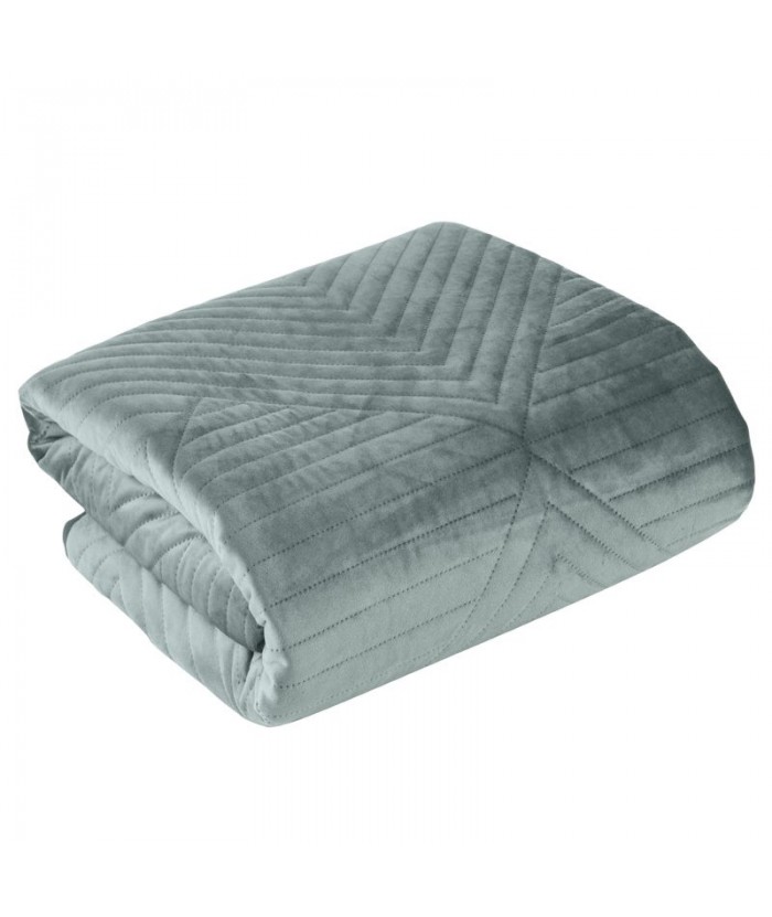 Narzuta velvet Sofia 2 170x210 ciemnomiętowa