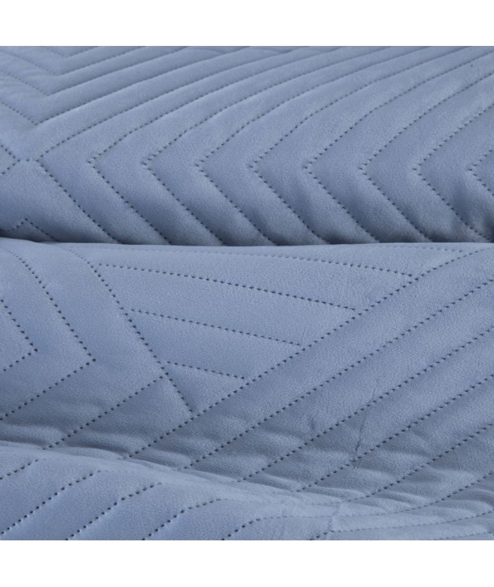 Narzuta velvet Sofia 2 170x210 niebieska Eurofirany Narzuta velvet Sofia 2 170x210 niebieska